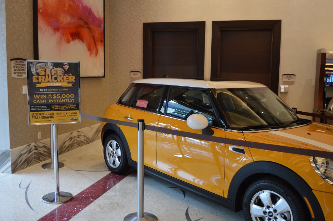 Graton Resort and Casino, Rohner Park, Car giveaway, safe cracker giveaway, marketing theme, event theme, signs, durable signs, removable signs, printing, AJ Printing and Graphics and Wine Country Signs, Santa Rosa,